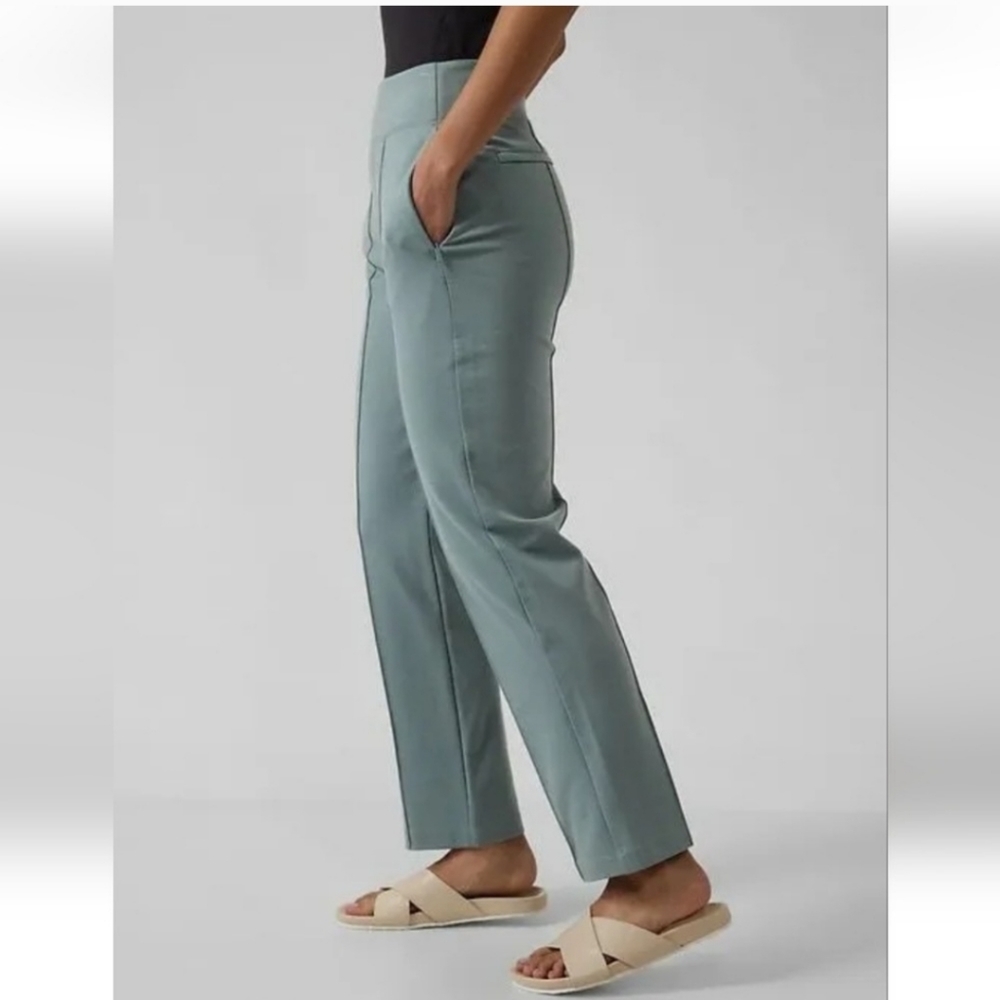ATHLETA Eastbound Straight Leg Minimalist Pants in Sea Foam Green - Picture 2 of 8